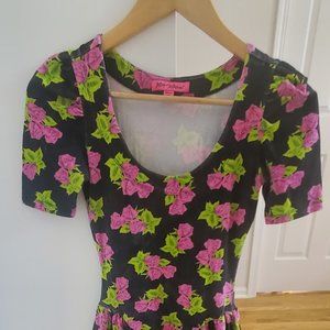 Betsey Johnson Stretchy Skater Dress